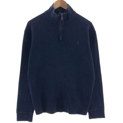 【状態◯】ポロ ラルフローレン ハーフジップ コットン ニット スウェット 古着 古着 ラルフローレン Ralph Lauren POLO by Ralph Lauren