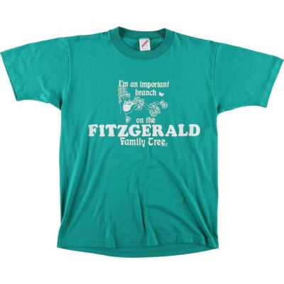 古着 80年代 ジャージーズ Jerzees プリントTシャツ USA製 レディースL相当 ヴィンテージ /eaa481462 【中古】 【240902】 【Elulu/エルル】