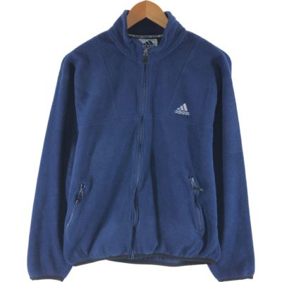 adidas Half-Zip Hooded Jersey 紺 S アディダス ハーフジップ