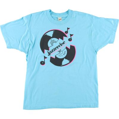 古着 80年代 スクリーンスターズ SCREEN STARS プリントTシャツ USA製 レディースL相当 ヴィンテージ /eaa481463 【中古】 【240902】 【Elulu/エルル】