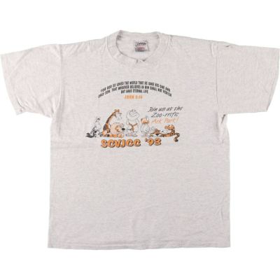 古着 90年代 オニータ ONEITA プリントTシャツ USA製 メンズL相当 ヴィンテージ /eaa489257 【中古】 【250308】