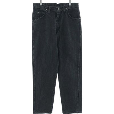 古着 アルマーニ ARMANI JEANS ブラックデニム ストレートデニムパンツ