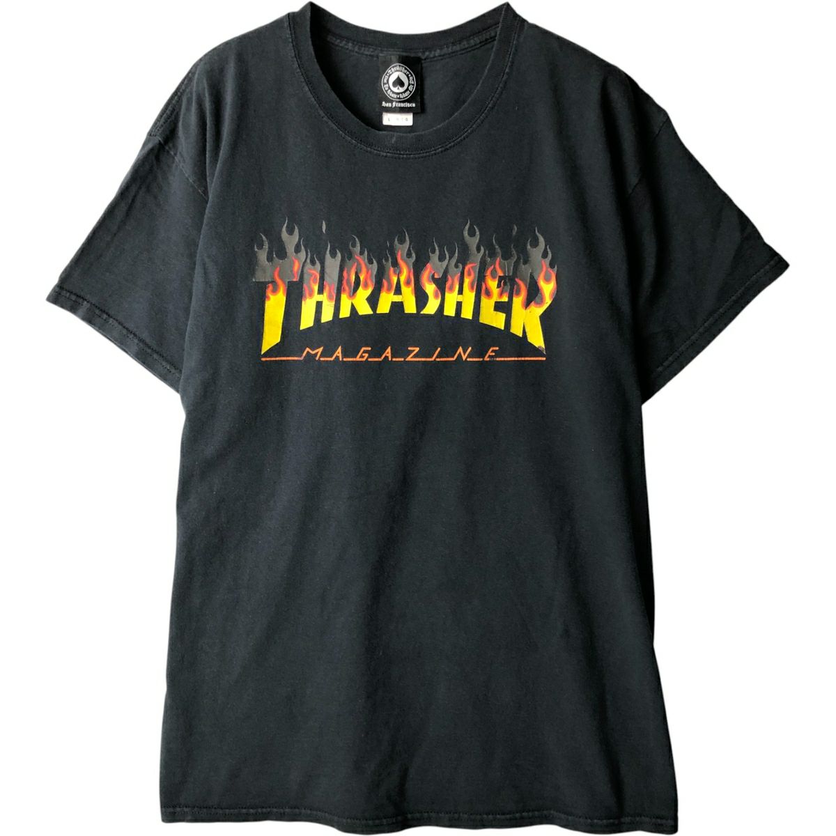 古着 スラッシャー THRASHER SKATE AND DESTROY サーフ スケートT