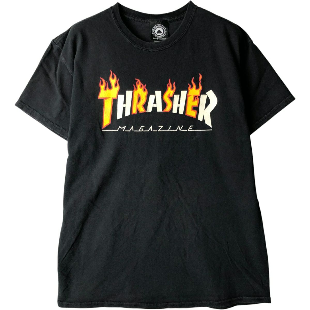 古着 スラッシャー THRASHER SKATE AND DESTROY サーフ スケートT