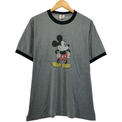 古着 THE DISNEY STORE MICKEY MOUSE ミッキーマウス ストライプ
