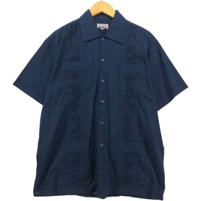 メキシカンテーマ 半袖シャツ 新柄【洗える】メキシカントロピカルプリント 半袖レギュラー