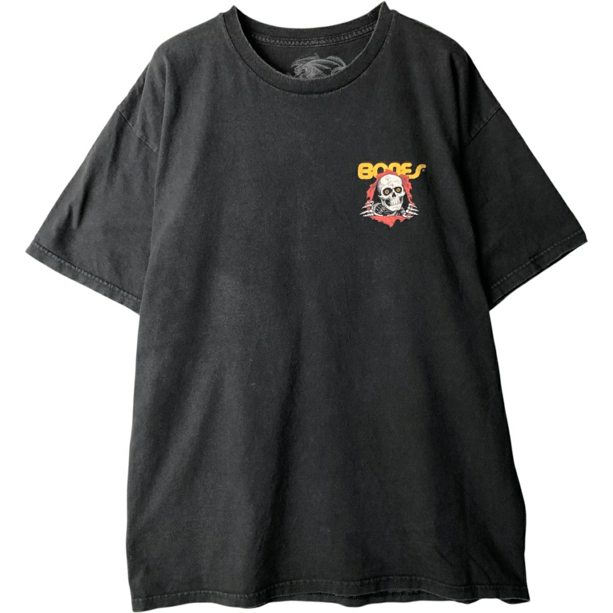 POWELL PERALTA パウエルペラルタ　Tシャツ　 00s スカル 609cc040c60703abf5d7c409515757