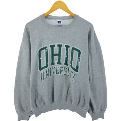 古着 90年代 ラッセル Russell OHIO オハイオ大学 カレッジスウェットシャツ トレーナー USA製 メンズXL相当 ヴィンテージ /eaa526875 【中古】 【250308】