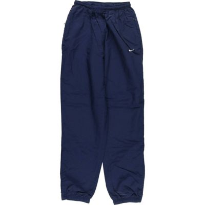 rt5 90'sヴィンテージ　NIKE 裏地付きナイロン ロング パンツ　シャカシャカ/XL k□80年代□ナイキ/NIKE ナイロンロングパンツ/ヴィンテージ
