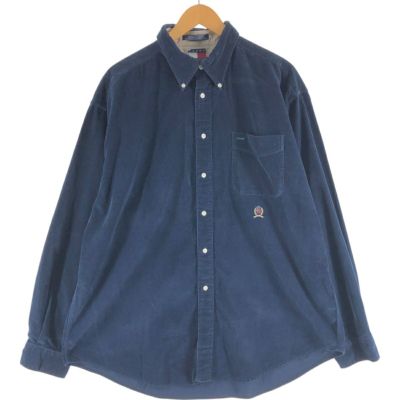 古着 90～00年代 トミーヒルフィガー TOMMY HILFIGER 長袖 ボタン