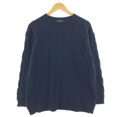 古着 ラルフローレン Ralph Lauren コットンニットセーター レディース