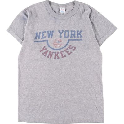 90年代 スクリーンスターズ SCREEN STARS MLB NEW YORK YANKEES ニューヨークヤンキース スポーツプリントTシャツ USA製 メンズS ヴィンテージ /eaa343381