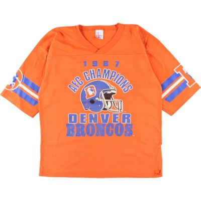 古着 90年代 TEAM RATED NFL DENVER BRONCOS デンバーブロンコス V