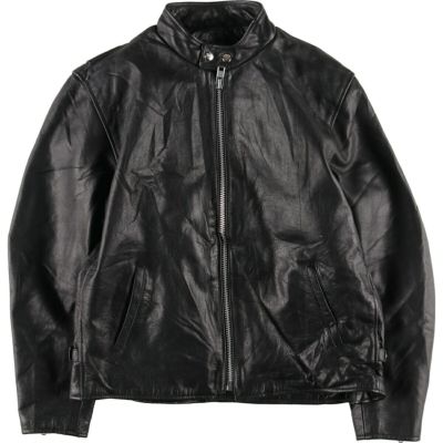 古着 00年代 INTERSTATE シングルライダースジャケット メンズM /evb004815 【中古】 【240326】 ss2503_30