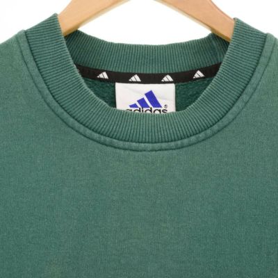 古着 90年代 アディダス adidas ロゴスウェット トレーナー メンズM