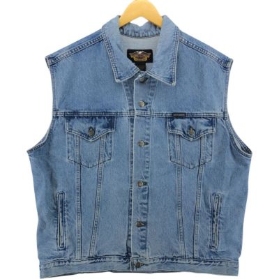 古着 ハーレーダビッドソン Harley-Davidson デニムベスト