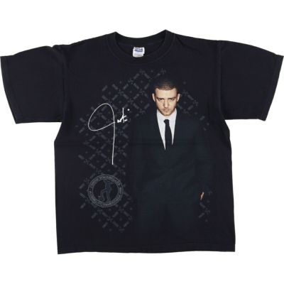 古着 アンビル Anvil JUSTIN TIMBERLAKE ジャスティン ティンバーレイク バンドTシャツ バンT メンズM相当 /eaa472087 【中古】 【250309】