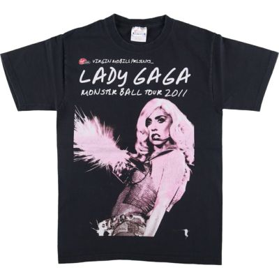 古着 ヘインズ Hanes LADY GAGA レディーガガ バンドTシャツ バンT メンズS相当 /eaa472221 【中古】 【250309】