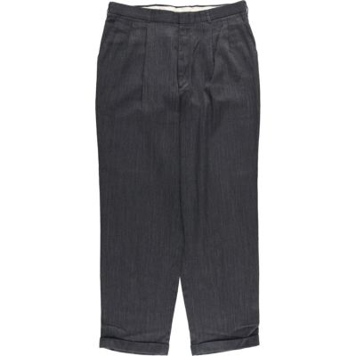 vintage【yves saint laurent】ストライプスラックス 80's~ ヴィンテージ イヴ・サンローラン ストライプ スラックス
