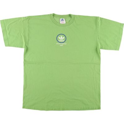 古着 90年代～ アディダス adidas ロゴTシャツ USA製 メンズL相当 ヴィンテージ /eaa472771 【中古】 【250309】