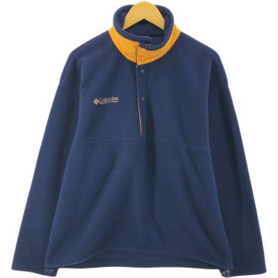 古着 90年代 コロンビア Columbia 白タグ ハーフスナップ