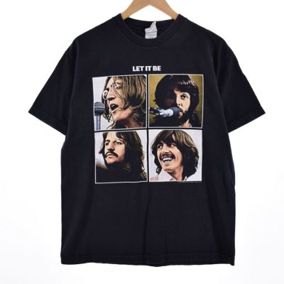 ビートルズ THE BEATLES LET IT BE バンドTシャツ バンT メンズM