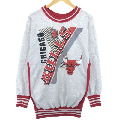 古着 90年代 TRENCH NBA CHICAGOBULLS シカゴブルズ ボーダー柄