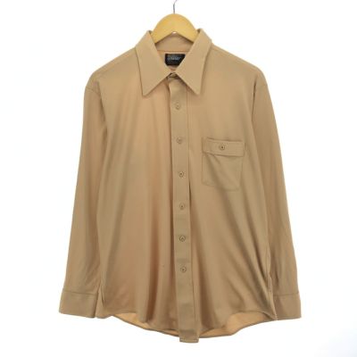 古着 70年代 ジェーシーペニー JCPenney 長袖 ポリシャツ メンズXL相当 ヴィンテージ /eaa485594 【中古】 【240906】