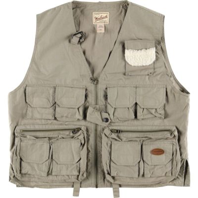 WOOLRICH ウールリッチ 多ポケット フィッシングベスト メンズL