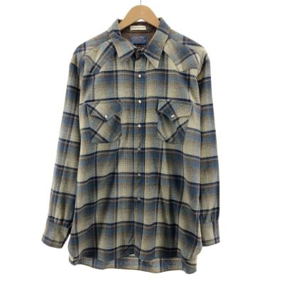 古着 80年代 ペンドルトン PENDLETON オンブレチェック ウール