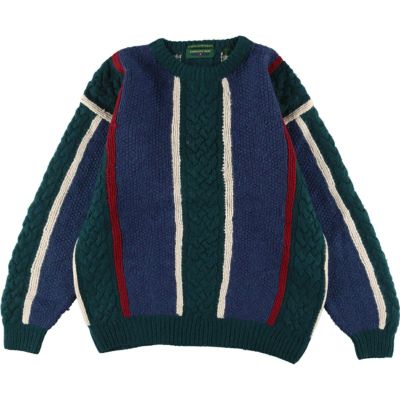 古着 COLOURS by ALEXANDER JULIAN HAND KNIT ハンドニット アーガイル