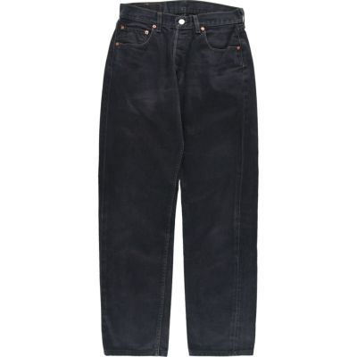 古着 リーバイス Levi's 517 SLIM FIT BOOT CUT ブラックデニム ブーツ ...