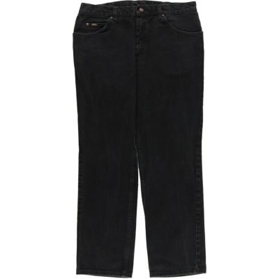 古着 ～90年代 リー Lee ブラックデニム ストレートデニムパンツ