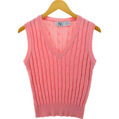 GAP - 古着 ギャップ GAP Vネック コットンニットベスト