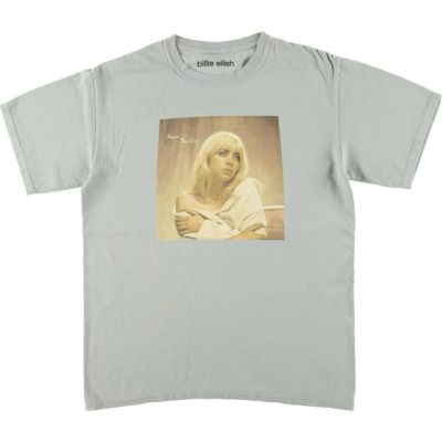 ビリーアイリッシュ Tシャツ バンドT 古着 LASH XL 白 15825 ビリーアイリッシュ Tシャツ バンドT 古着 LASH XL 白 15825