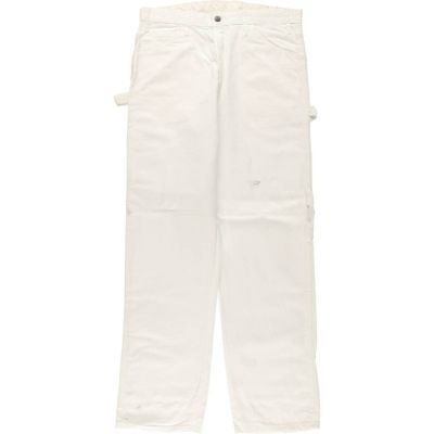 DICKIES/SHERWIN WILLIAMS ペインターパンツホワイトW34 Dickies ホワイト ペインターパンツ w34 34×30 00's Dickies