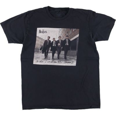古着 THE BEATLES ビートルズ バンドTシャツ バンT メンズL相当