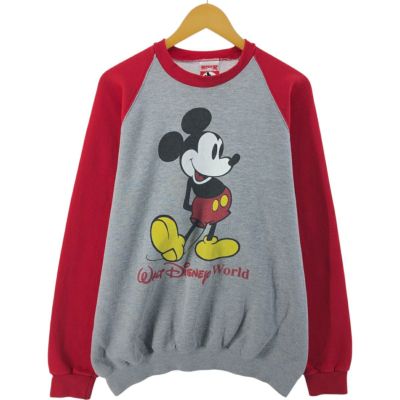 古着 90年代 MICKEY INC MICKEY MOUSE ミッキーマウス キャラクタースウェットシャツ トレーナー USA製 メンズXL相当 ヴィンテージ /eaa524795 【中古】 【250310】