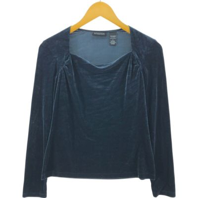 古着 ジョーンズニューヨーク JONES NEW YORK 長袖 シルクシャツ