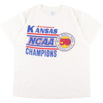 80s USA製 チャンピオン カンザスカレッジロゴ　 ヴィンテージ Tシャツ