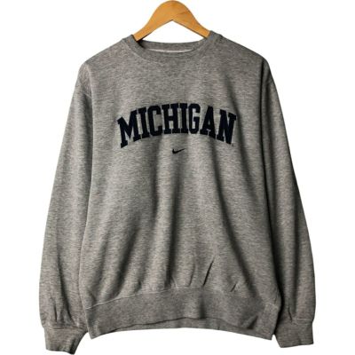 古着 ナイキ NIKE TEAM MICHIGAN ミシガン大学 カレッジTシャツ