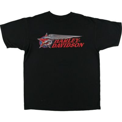 古着 00年代 ハーレーダビッドソン Harley-Davidson モーターサイクル バイクTシャツ USA製 メンズXL相当 /eaa485526 【中古】 【240907】 【Elulu/エルル】