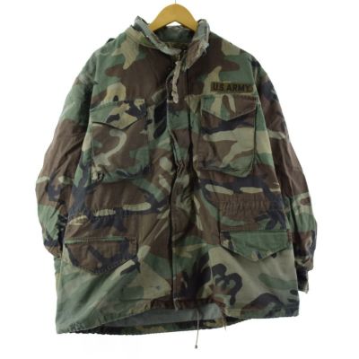 古着 01年納品 米軍実品 DSCP ミリタリー フリースジャケット USA製 X