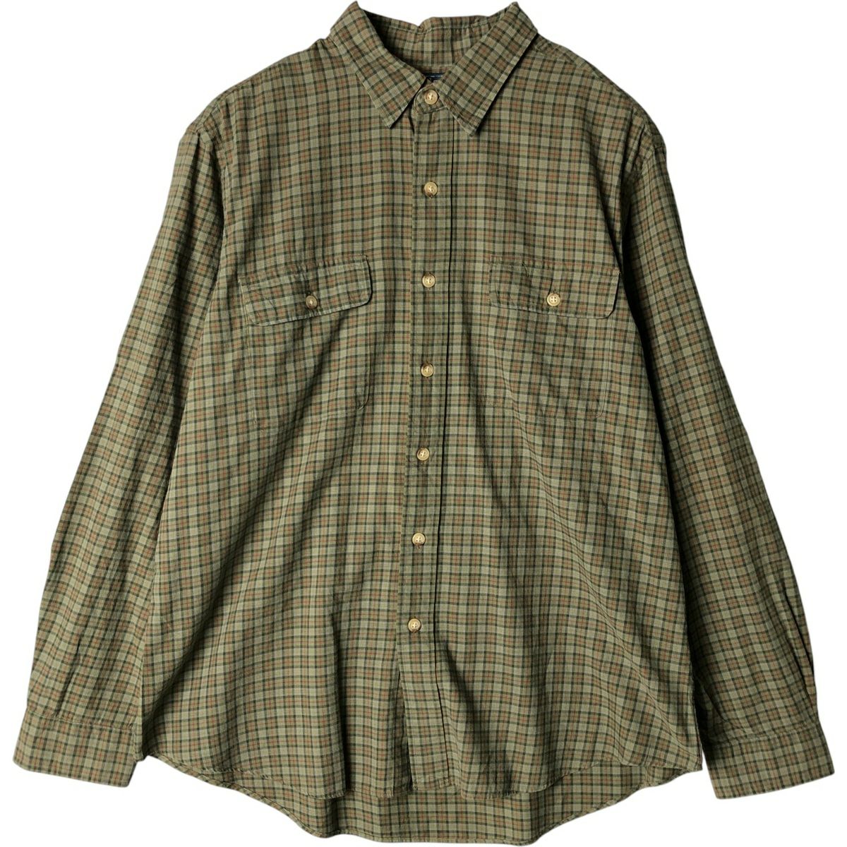 古着 ラルフローレン Ralph Lauren POLO by Ralph Lauren 長袖 ボタン  