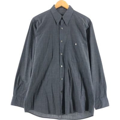 古着 ヒューゴボス HUGO BOSS ストライプ柄 ウールテーラード
