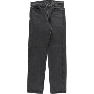 古着 80年代 リーバイス Levi's 505-0259 ブラックジーンズ テーパード