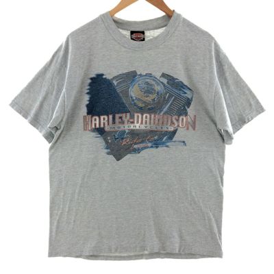 90's 良好 ハーレーダビッドソン USA製 イーグルプリント 半袖TシャツL 古着 90年代 ハーレーダビッドソン Harley-Davidson 両面