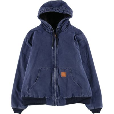 古着 カーハート Carhartt 中綿入り アクティブジャケット ダックフルジップパーカー メンズXL相当 /eaa515778 【中古】 【250311】