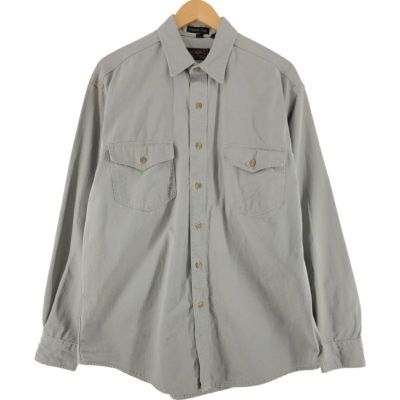 古着 90年代 エディーバウアー Eddie Bauer 総柄 長袖 コットン