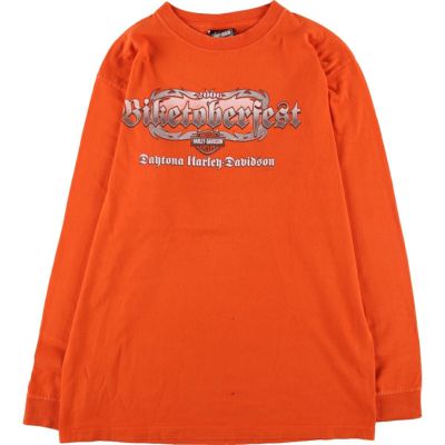 古着 00年代 ハーレーダビッドソン Harley-Davidson ロングTシャツ ロンT メンズM相当 /eaa487977 【中古】 【240908】 ss2503_30